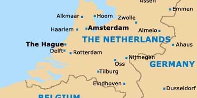 Rotterdam, amsterdam, zemljevid
