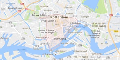 Zemljevid park and ride Rotterdam 