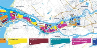 Zemljevid Rotterdam vrata 