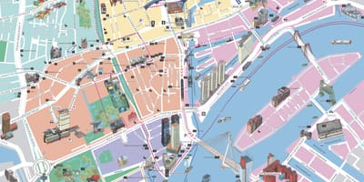 Zemljevid Rotterdam brez povezave 