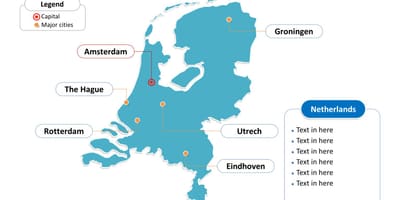 Rotterdam na nizozemskem zemljevid